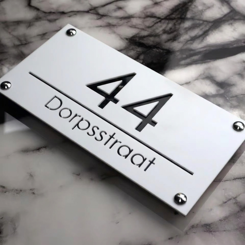 Adresbordje: Casa